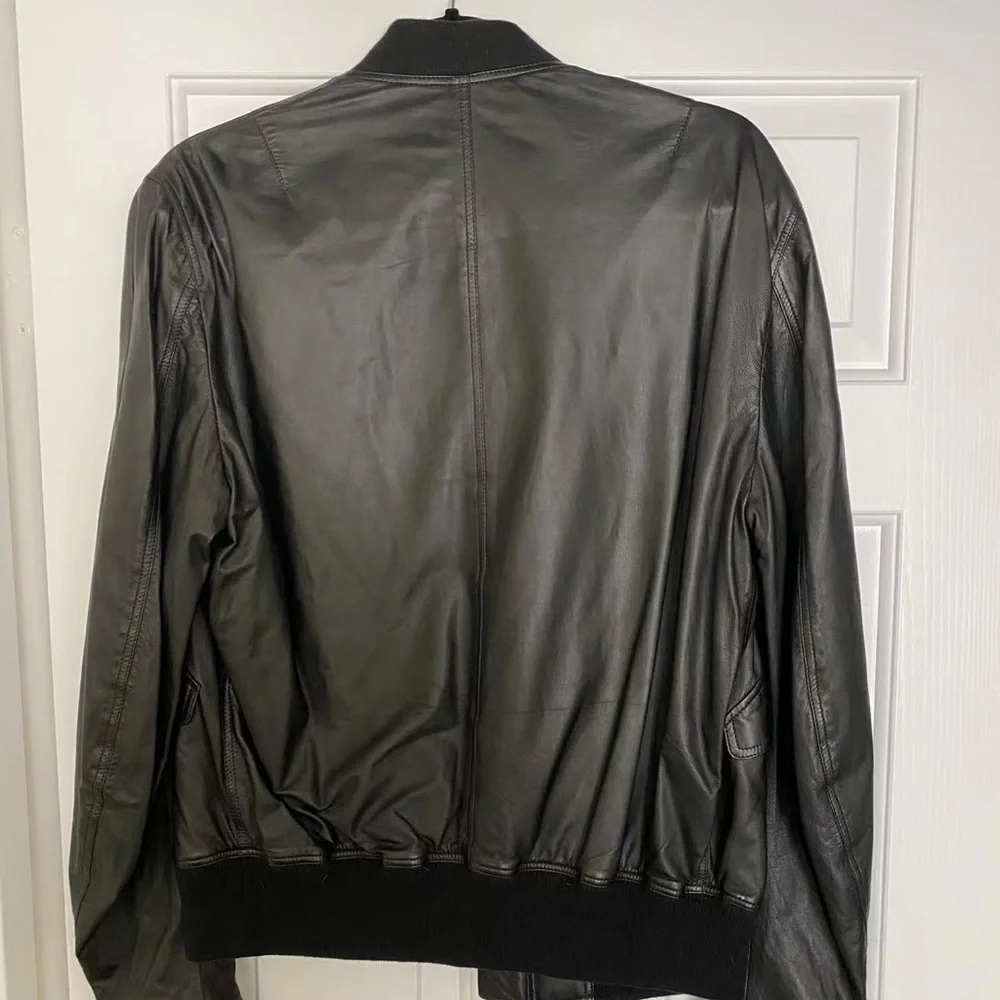 Burberry Leather Jacket, Authentic - Picture 2 of 5